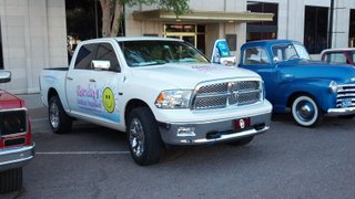 At the "Rock & Rumble"car show