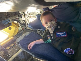 Visiting the KC-135 "Boom Pod"