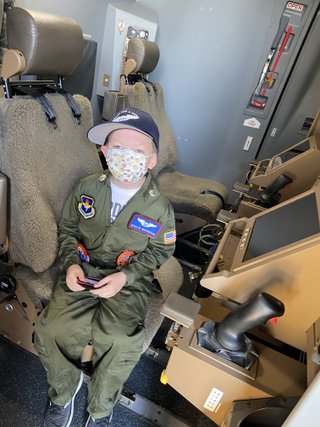 At the KC-46 ARO station
